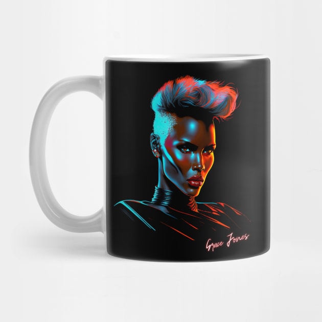 Grace Jones  / 80s Style Aesthetic Design by DankFutura